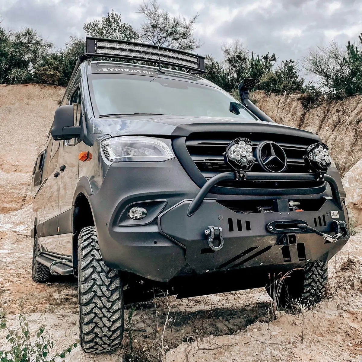 Catuned Off-Road 2019+ Sprinter Front Bumper 1