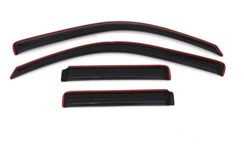 Avs 02-09 Chevy Trailblazer Ventvisor In-Channel Front & Rear Window Deflectors 4Pc - Smoke 1