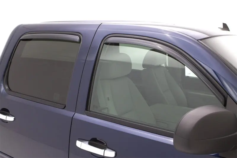 Avs 07-13 Chevy Avalanche Ventvisor In-Channel Front & Rear Window Deflectors 4Pc - Smoke 1