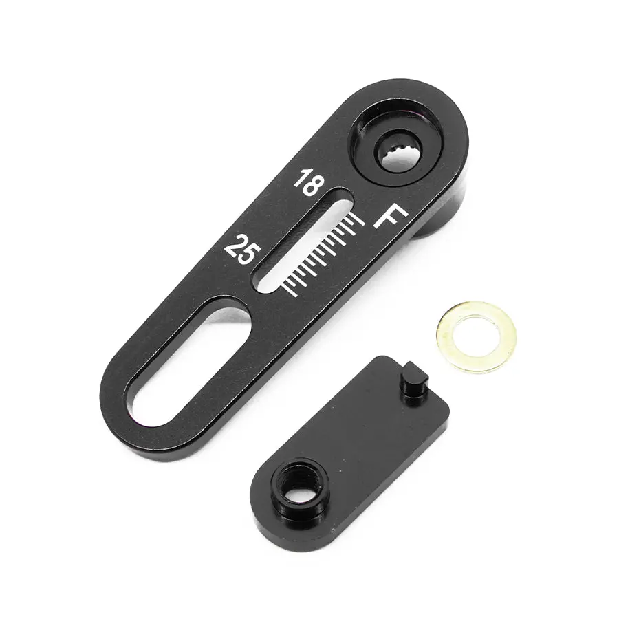 Wrap-Up Next Adjust. Range Servo Horn (Futaba) - Black 1