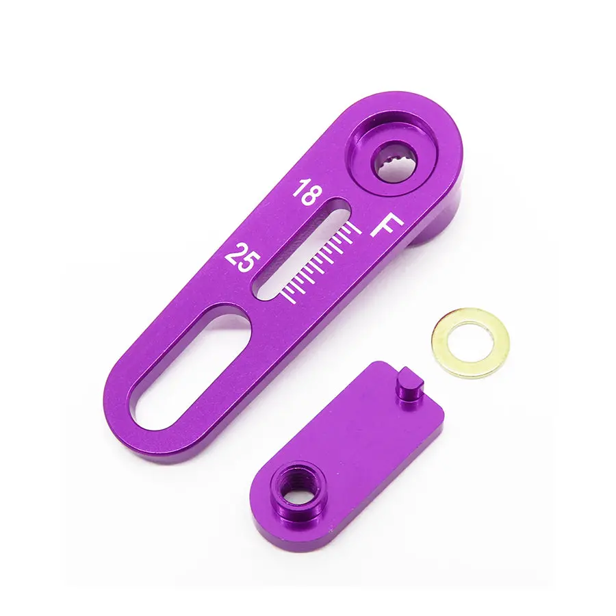 Wrap-Up Next Adjust. Range Servo Horn (Futaba) - Purple 1