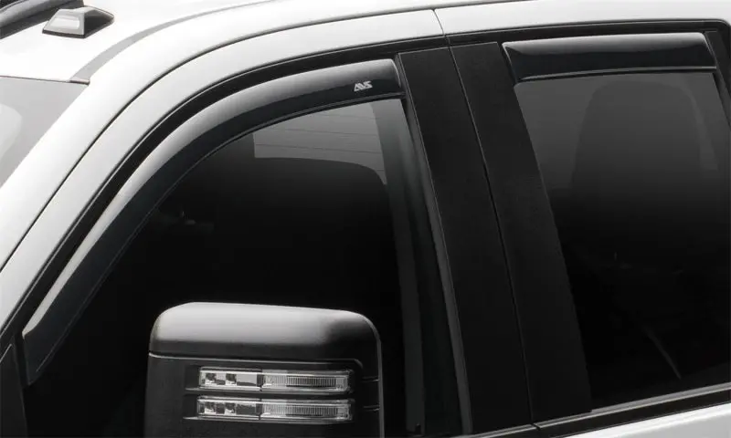 Avs 2019 Chevrolet Silverado 1500 Crew Cab Pickup Ventvisor In-Channel 4Pc - Smoke 1