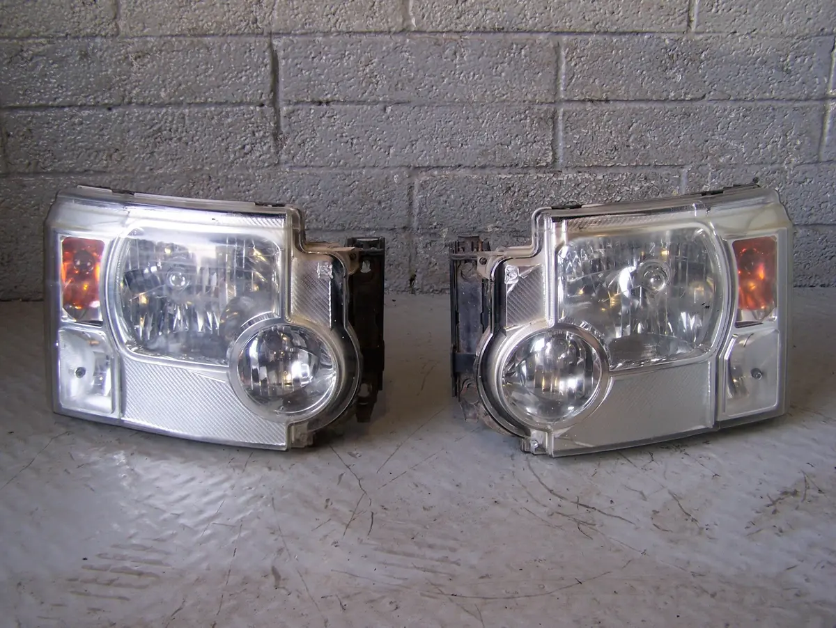Discovery 3 Headlights Halogen Pair Xbc500032 Xbc500022 Land Rover L04075 1