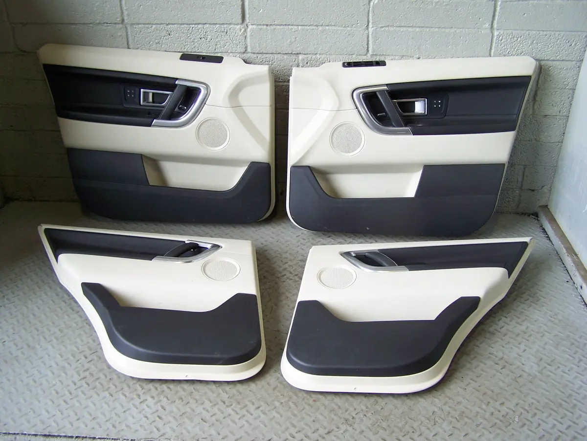 Discovery Sport Door Cards Set Of 4 In Cirrus And Black L550 2014 To 2019 1