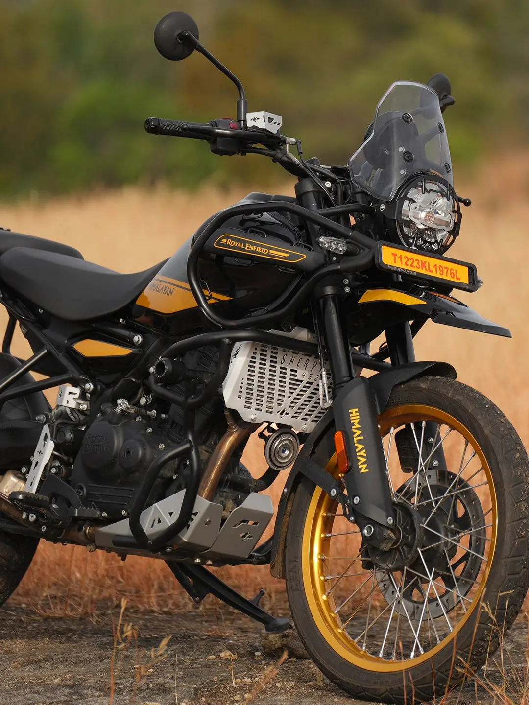 Legundary Himalayan 450 Sherpa Radiator Grill Aluminium 1