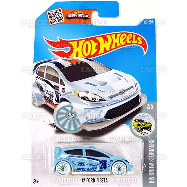 12 Ford Fiesta #157 Blue - 2016 Hot Wheels 1