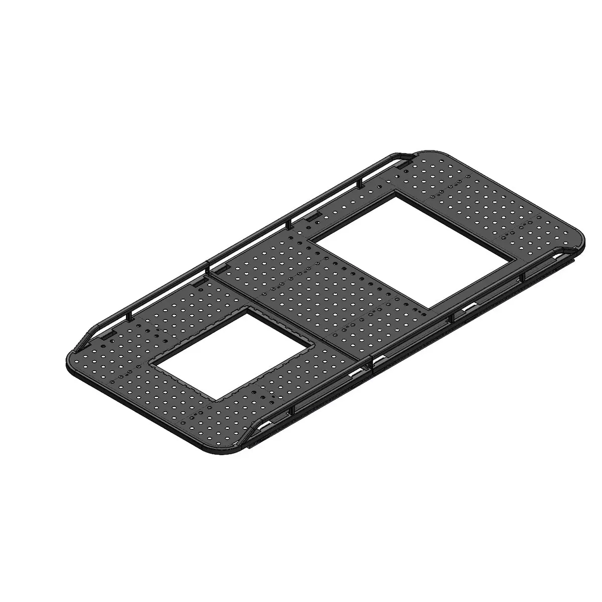 144 Sprinter Hr Roof Rack - Fits Dometic Front A/C W/Rear Vent 1