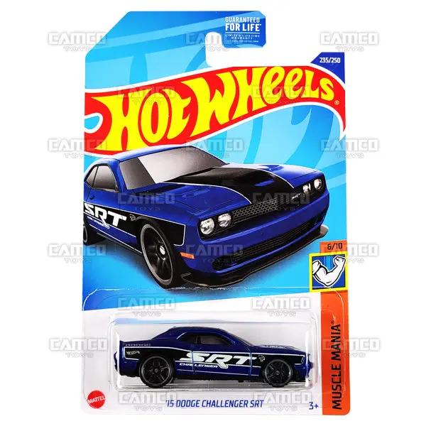 15 Dodge Challenger Srt #235 Blue - 2022 Hot Wheels 1