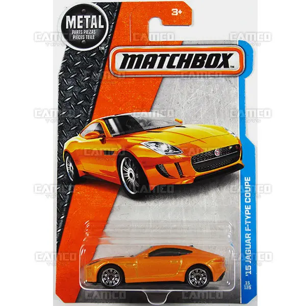 15 Jaguar F-Type Coupe #15 Orange - 2016 Matchbox 1