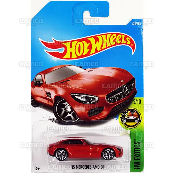 15 Mercedes-Amg Gt #338 Red - 2017 Hot Wheels 1