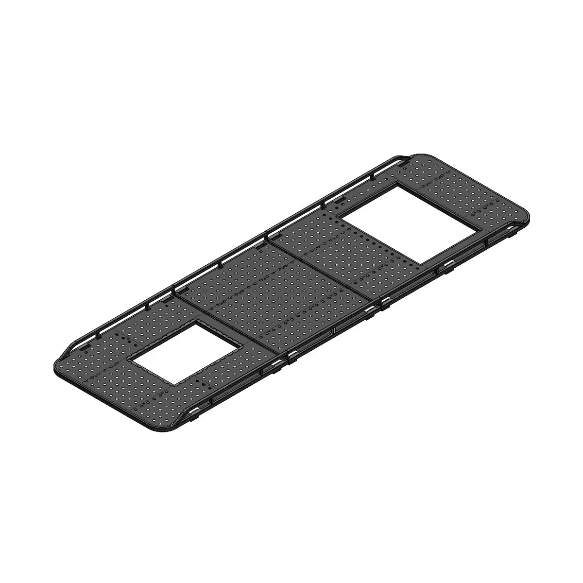 170 Ex Sprinter Roof Rack - Forward Dometic A/C And Rear Vent 1