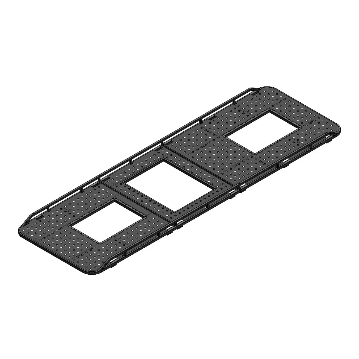 170 Ex Sprinter Roof Rack - 2/Vents For Dometic A/C 1