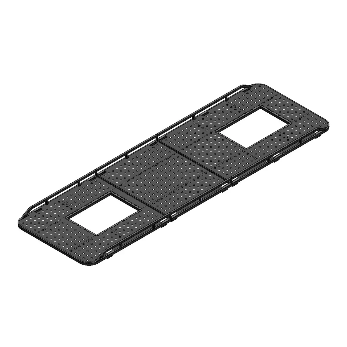 170 Ex Sprinter Roof Rack - 2/Vents And Full Center Panel 1