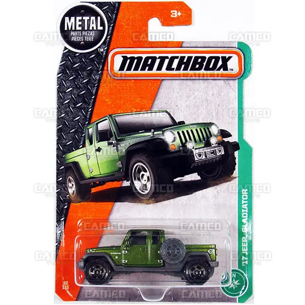 17 Jeep Gladiator #92 Green - 2017 Matchbox 1