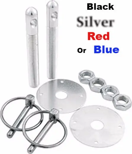 Aluminum Hood Pin Kits 1/2" Pins 1