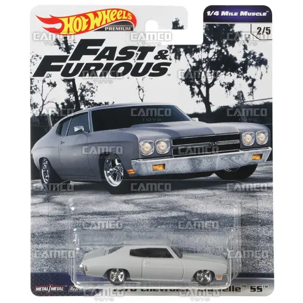 1970 Chevrolet Chevelle Ss (Gray) - 2019 Hot Wheels (1/4 Mile Muscle) 1