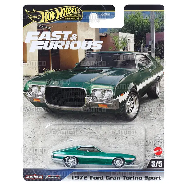 1972 Ford Gran Torino Sport 3/5 - 2024 Hot Wheels (Fast & Furious) 1