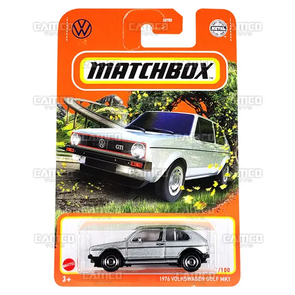 1976 Volkswagen Golf Mk1 #25 Silver - 2022 Matchbox 1