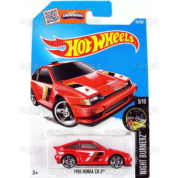 1985 Honda Cr-X #85 Red - 2016 Hot Wheels 1