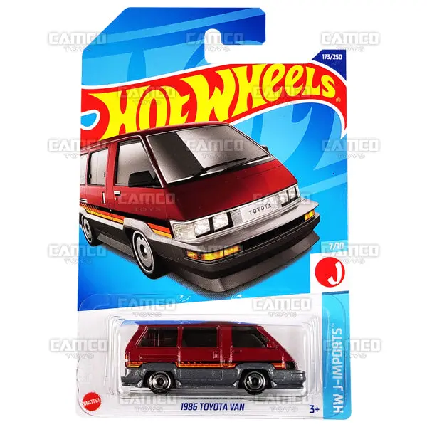 1986 Toyota Van #173 Red - 2022 Hot Wheels 1