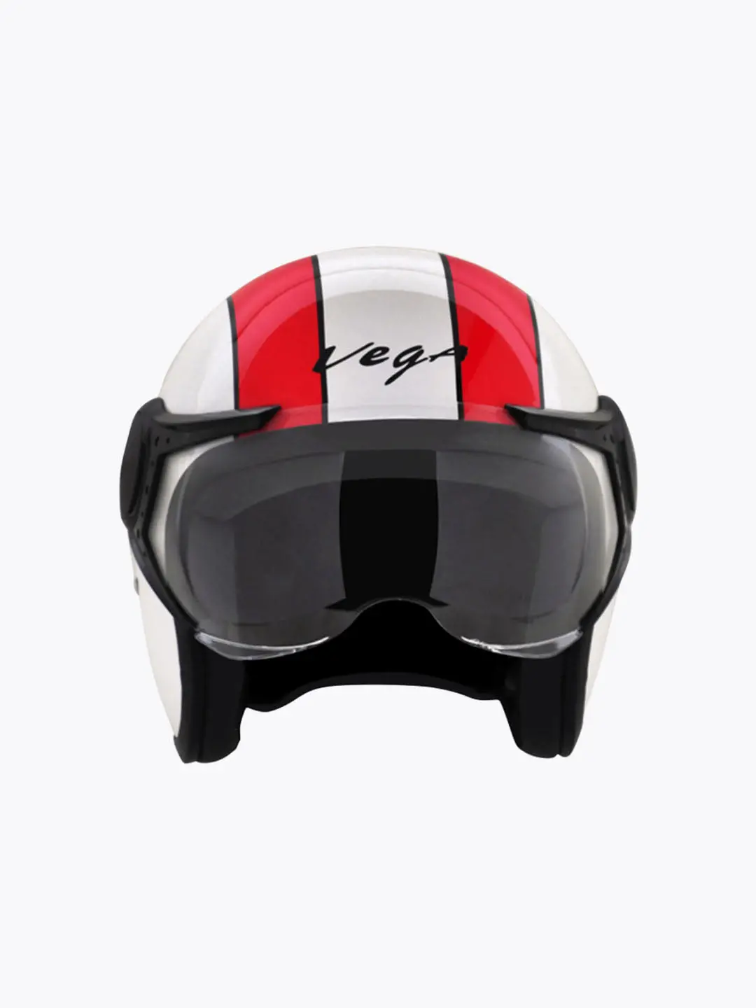 Vega Jet 777 With Visor White Red 1