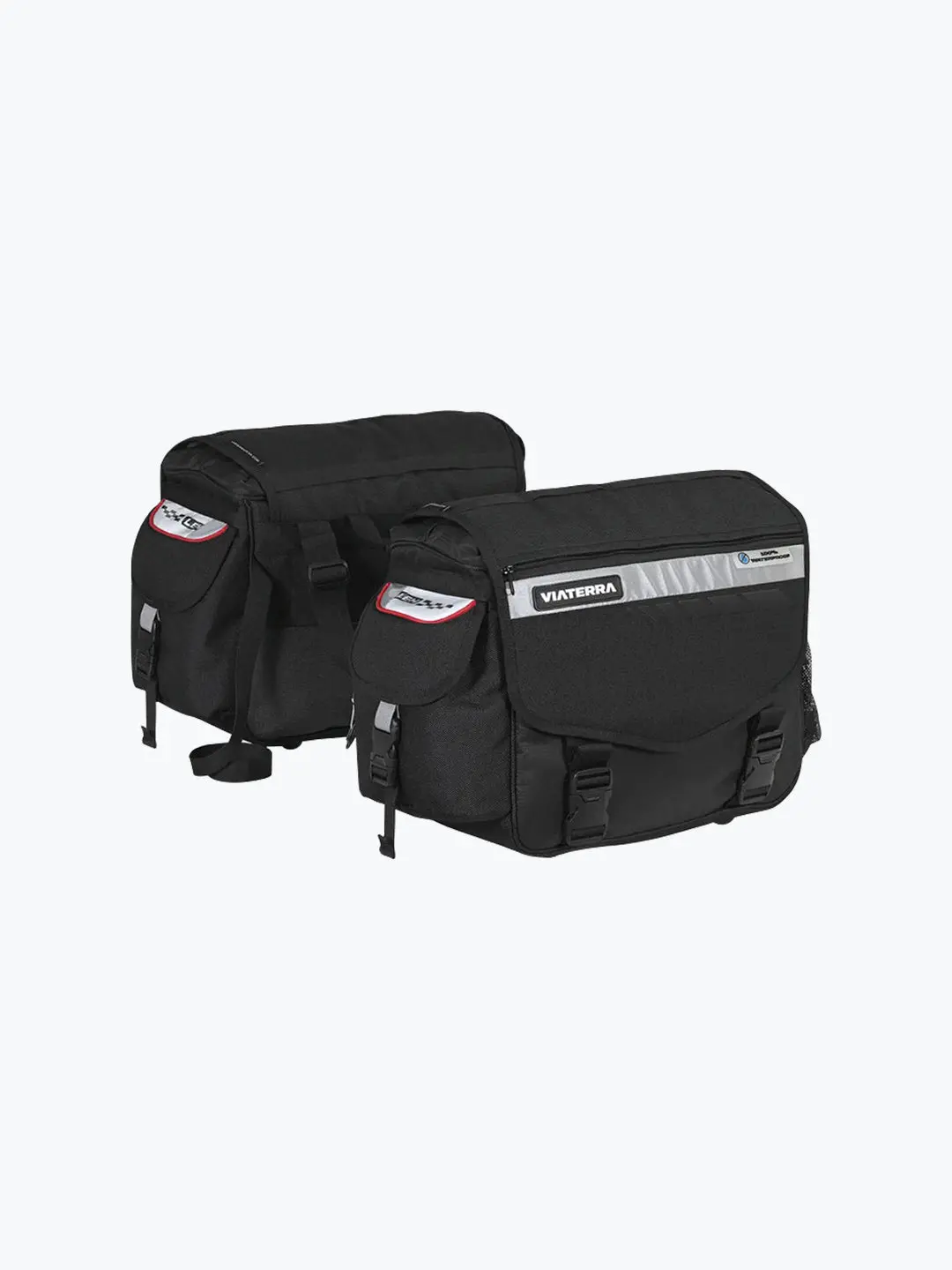 Viaterra 100% Water Proof Leh Saddle Bag Black 1