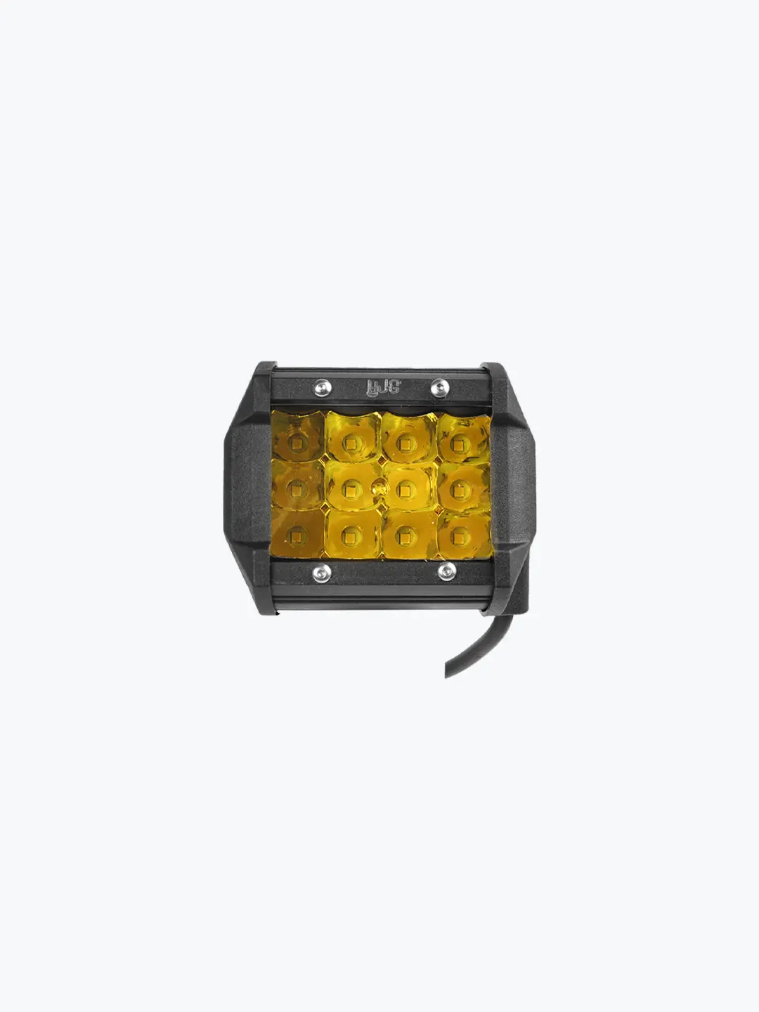 Hjg 12 Led Yellow Square Foglight 1