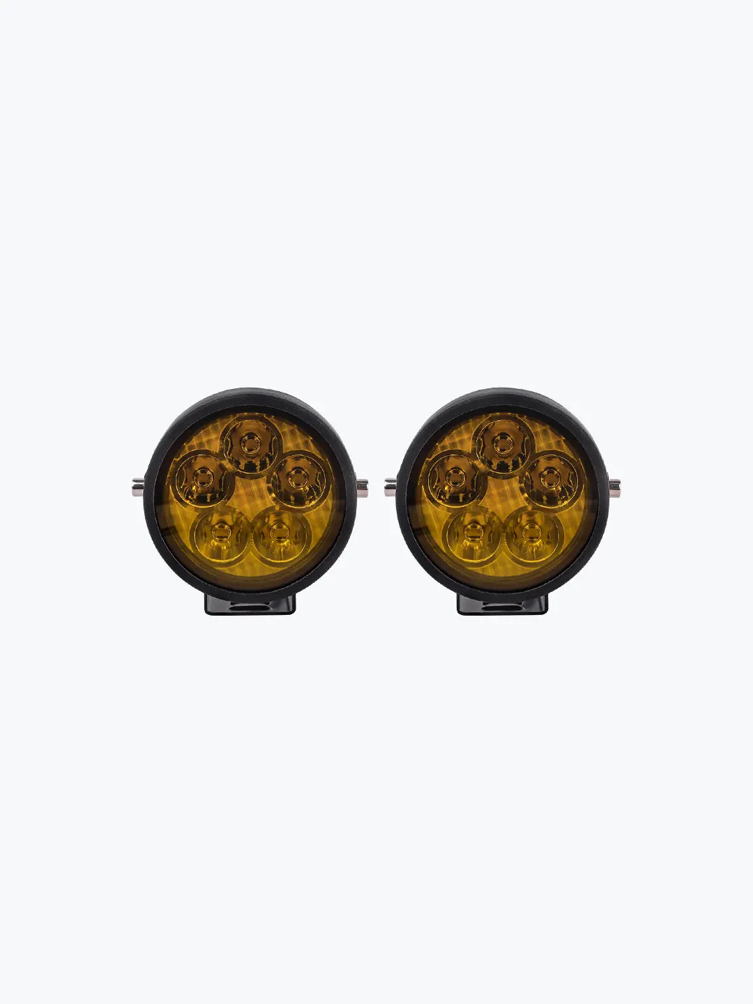Hjg 5 Led Cap Round Pair Foglight 1
