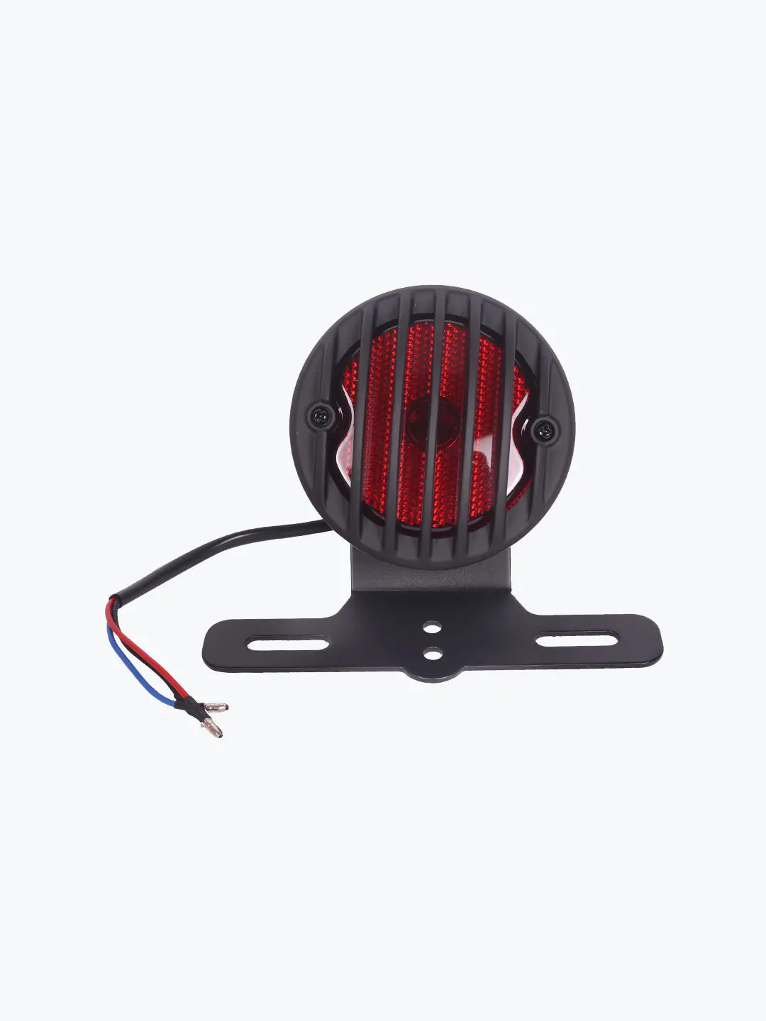 Single Round Tail Light With Grill W010 1