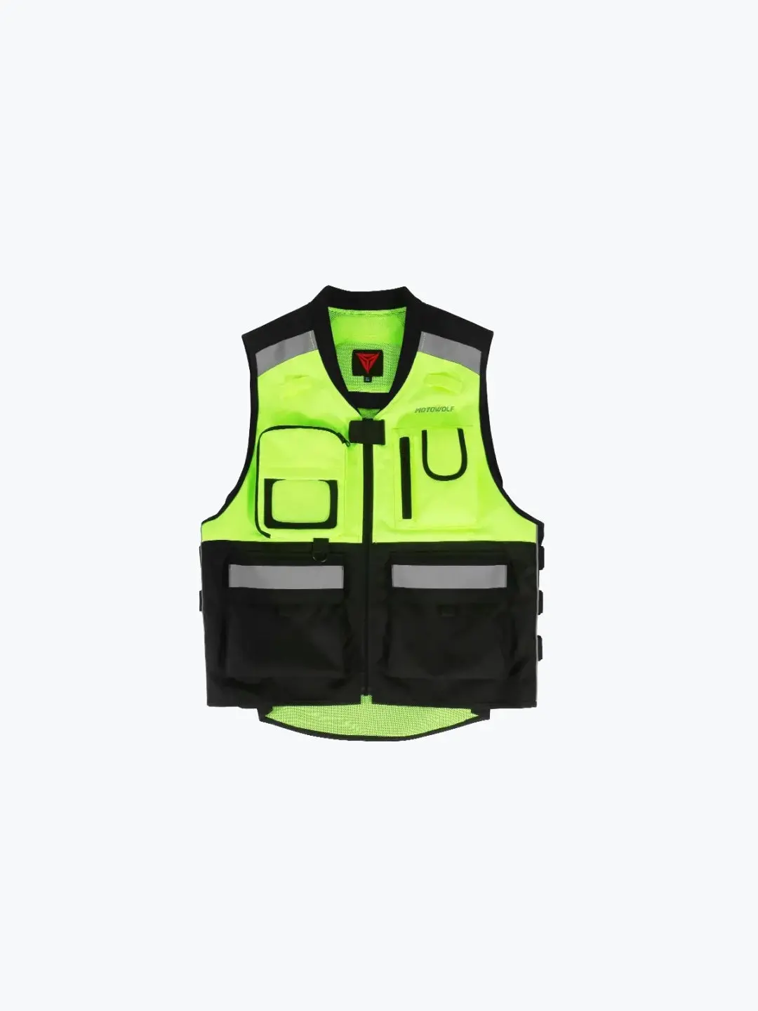 Motowolf Vest Without Pad Black Green 0504 1