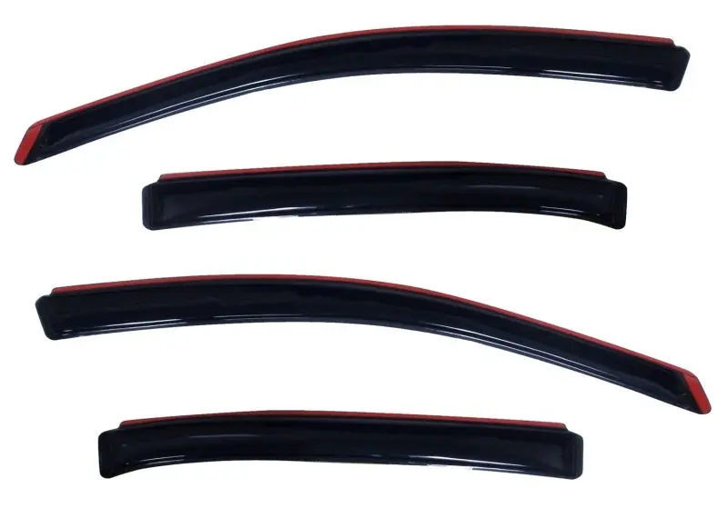 Avs 10-18 Ford Taurus Ventvisor In-Channel Front & Rear Window Deflectors 4Pc - Smoke 1