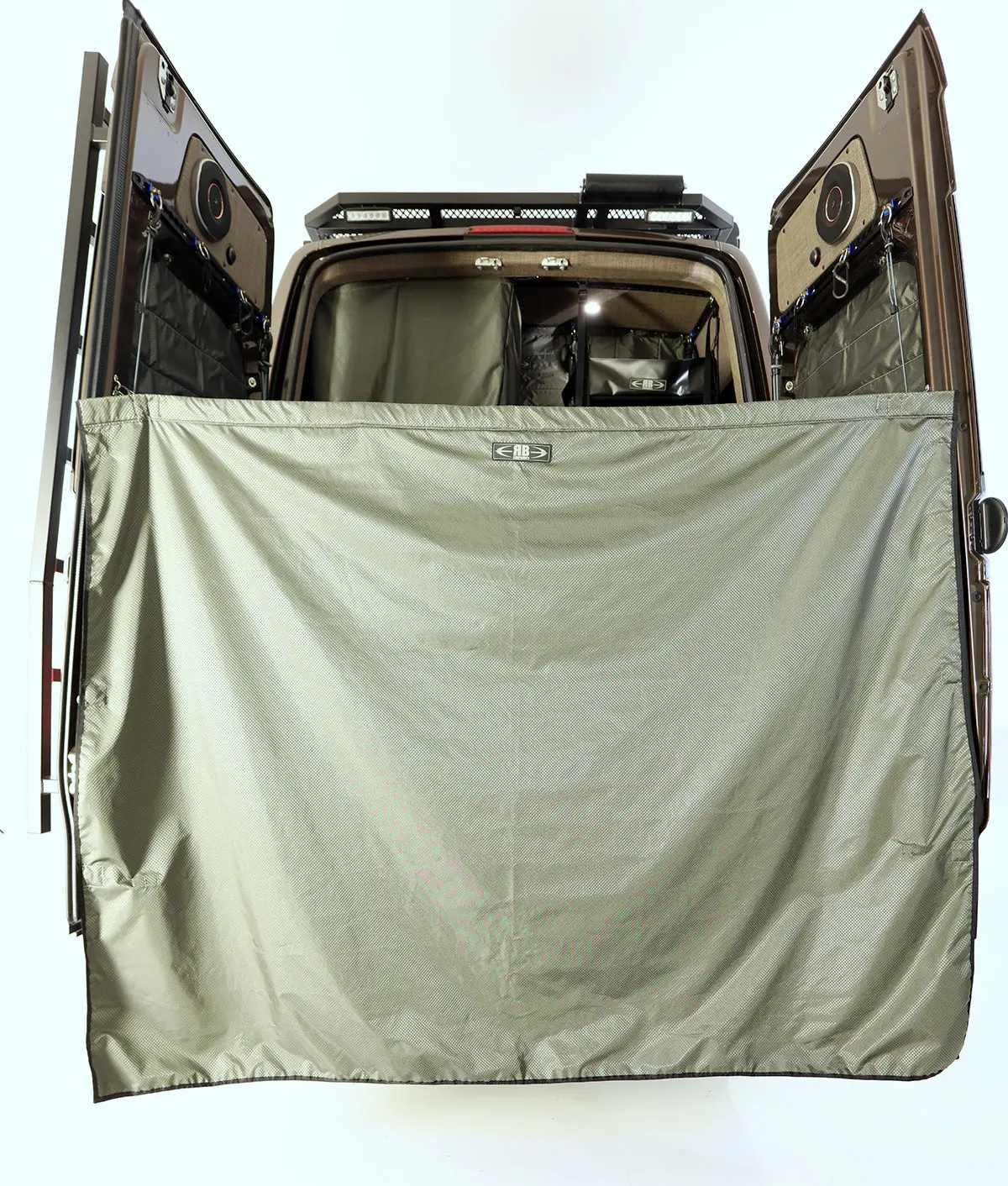 07+ Sprinter Van Fabric - Rear Privacy Cover Single Layer 1