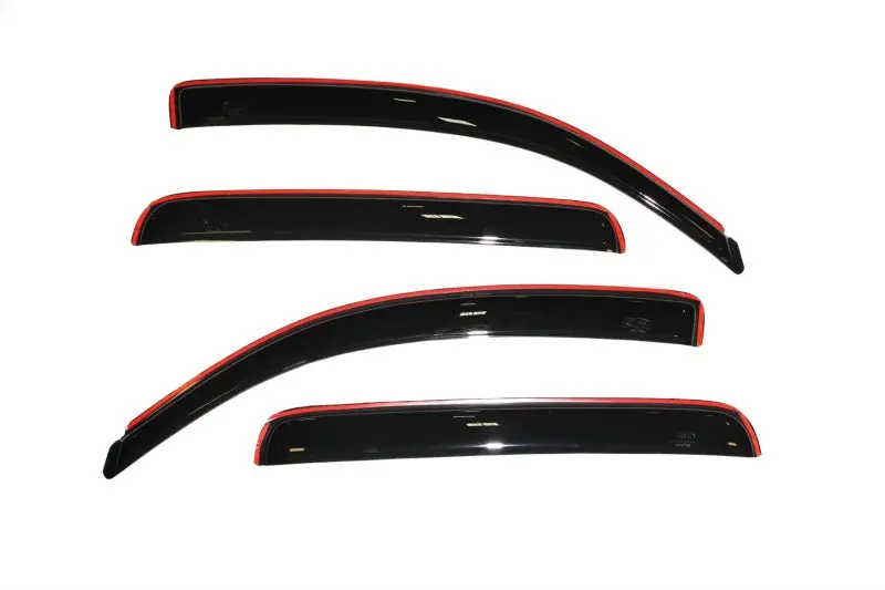 Avs 05-15 Toyota Tacoma Double Cab Ventvisor In-Channel Front & Rear Window Deflectors 4Pc - Smoke 1
