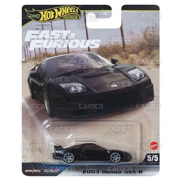 2003 Honda Nsx-R 5/5 Black - 2024 Hot Wheels (Fast & Furious) 1