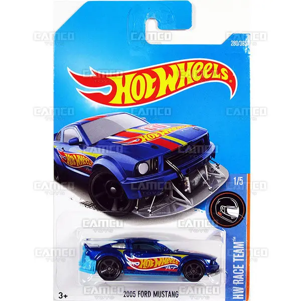 2005 Ford Mustang #280 Blue - 2017 Hot Wheels 1