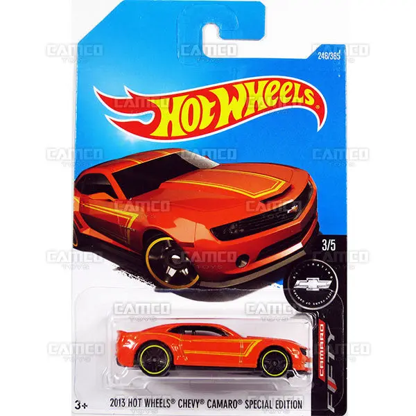 13 Chevy Camaro Special Edition #246 Orange - 2017 Hot Wheels 1