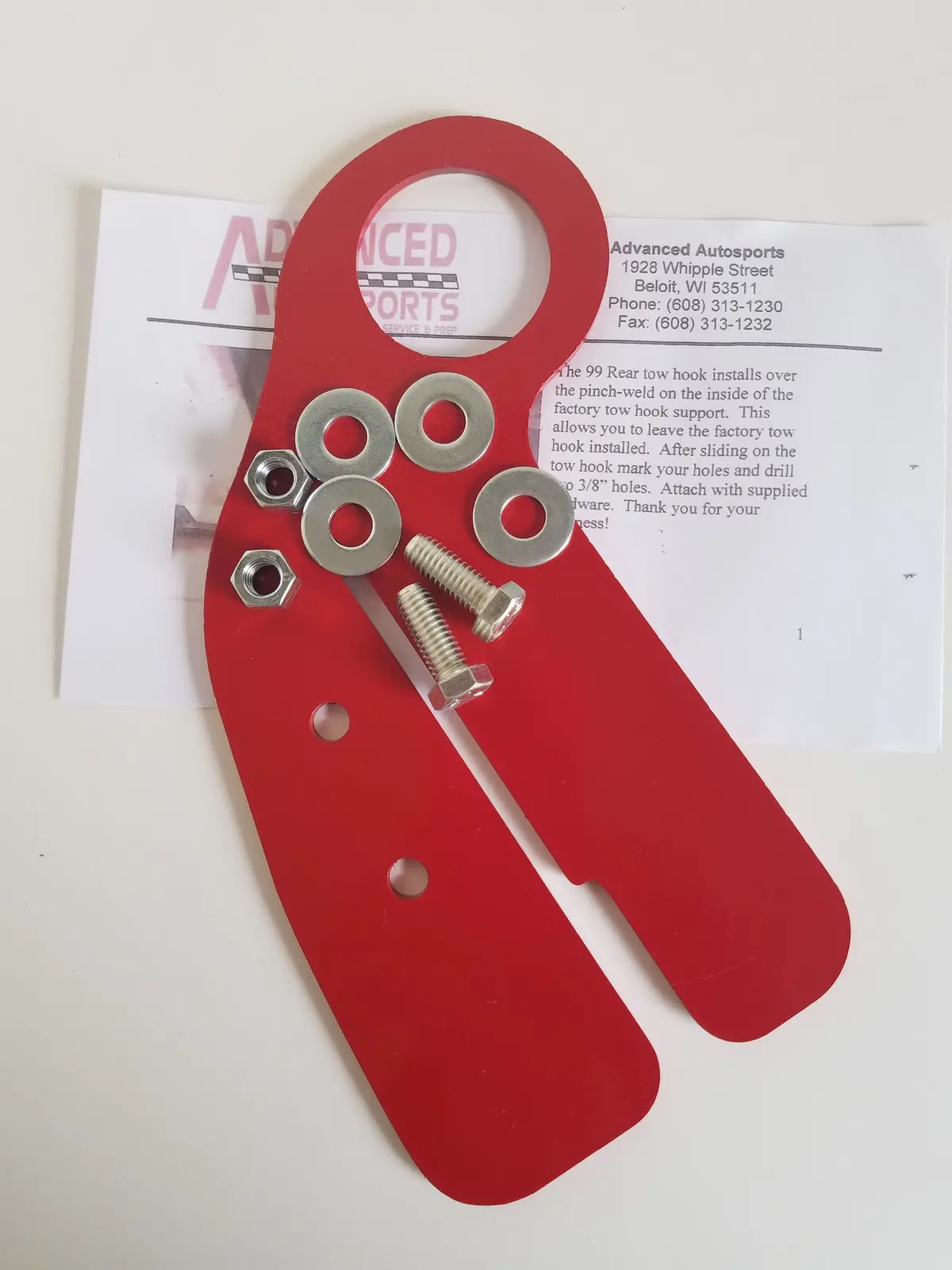 Scca Regulation Rear Tow Hook 1999-2005 1