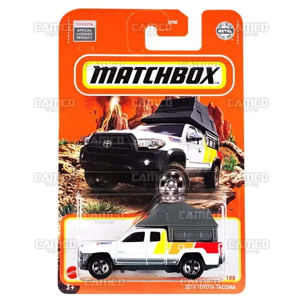 2016 Toyota Tacoma #100 White - 2022 Matchbox 1