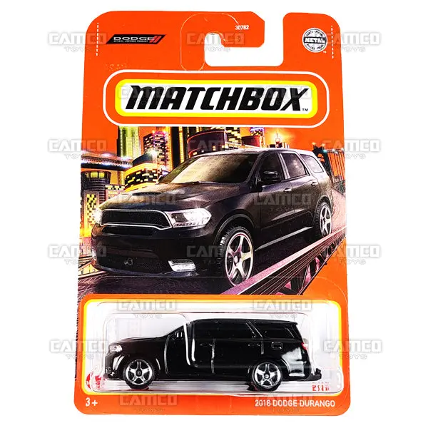 2018 Dodge Durango #5 Black - 2022 Matchbox 1
