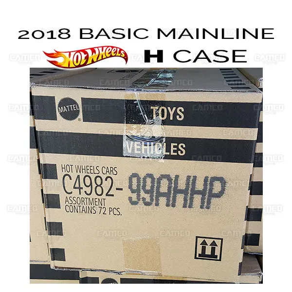Factory Sealed Case H - 2018 Hot Wheels (Basic) 1