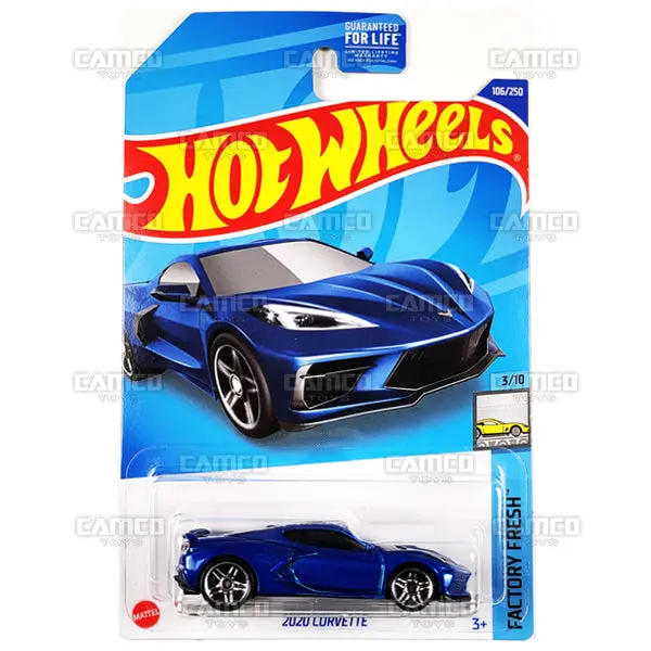 2020 Corvette #106 Blue - 2022 Hot Wheels 1