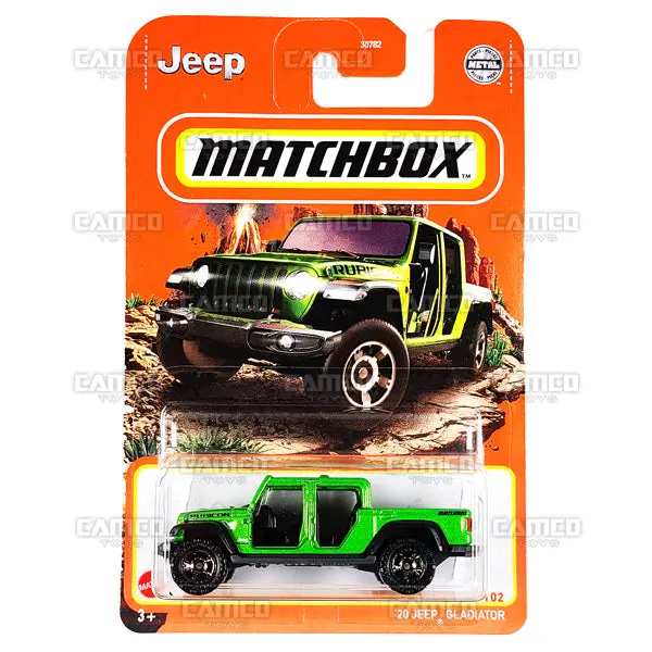 20 Jeep Gladiator #7 Green - 2022 Matchbox 1