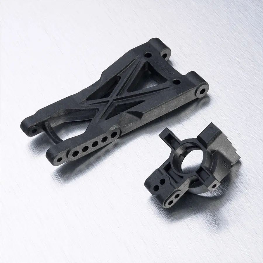 Mst Ht Rear Lower Arm & Wheel Hub 1