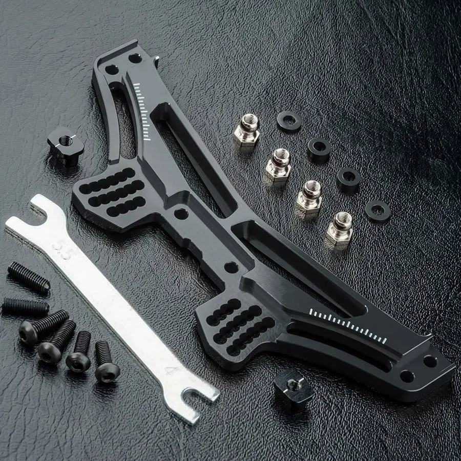 Mst Rmx Alum. Rear Damper Stay - Black 1