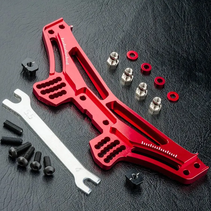 Mst Rmx Alum. Rear Damper Stay - Red 1