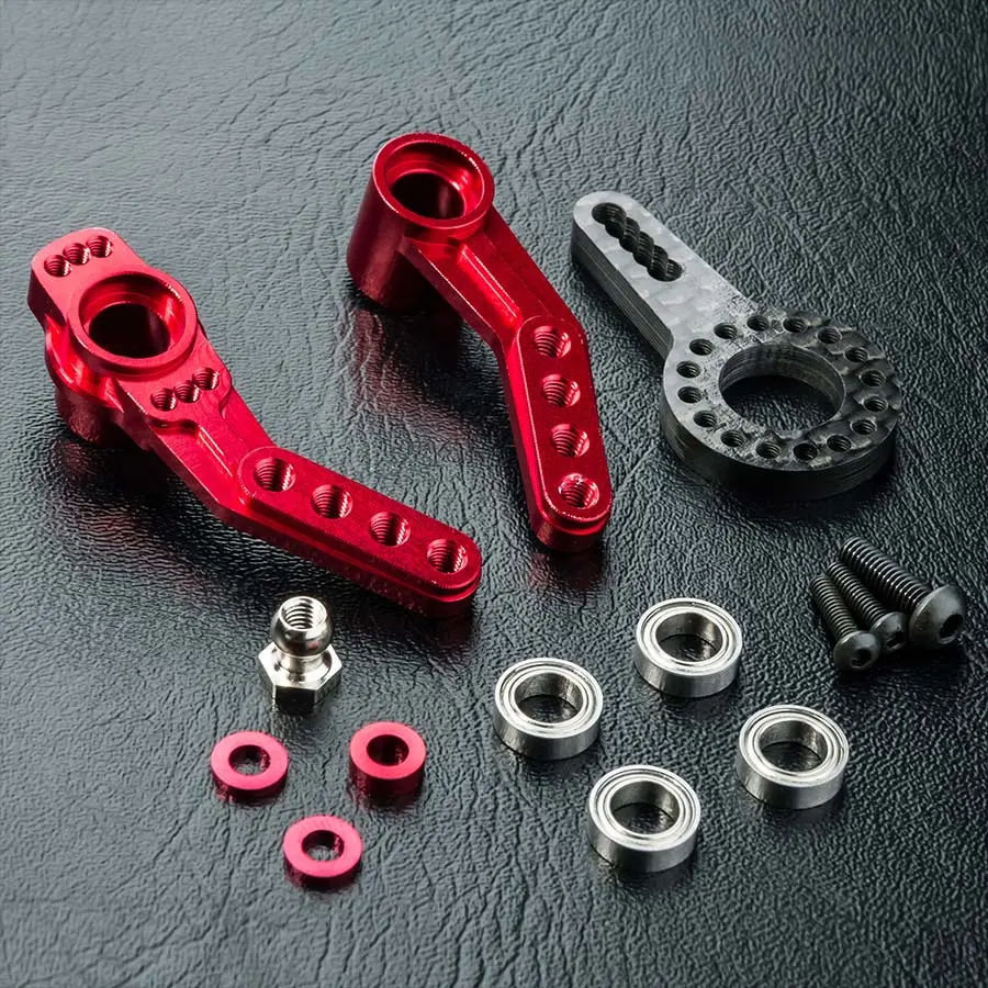 Mst Rmx Alum. Steering Arm - Red 1