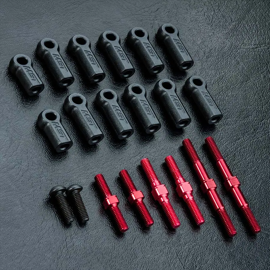 Mst Rmx 2.0 Turnbuckle Shaft Set - Red 1