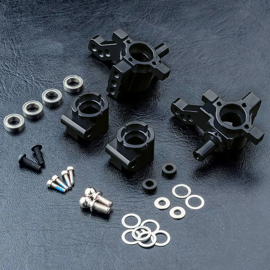 Mst Mb Alum. Rear Upright Set - Black 1