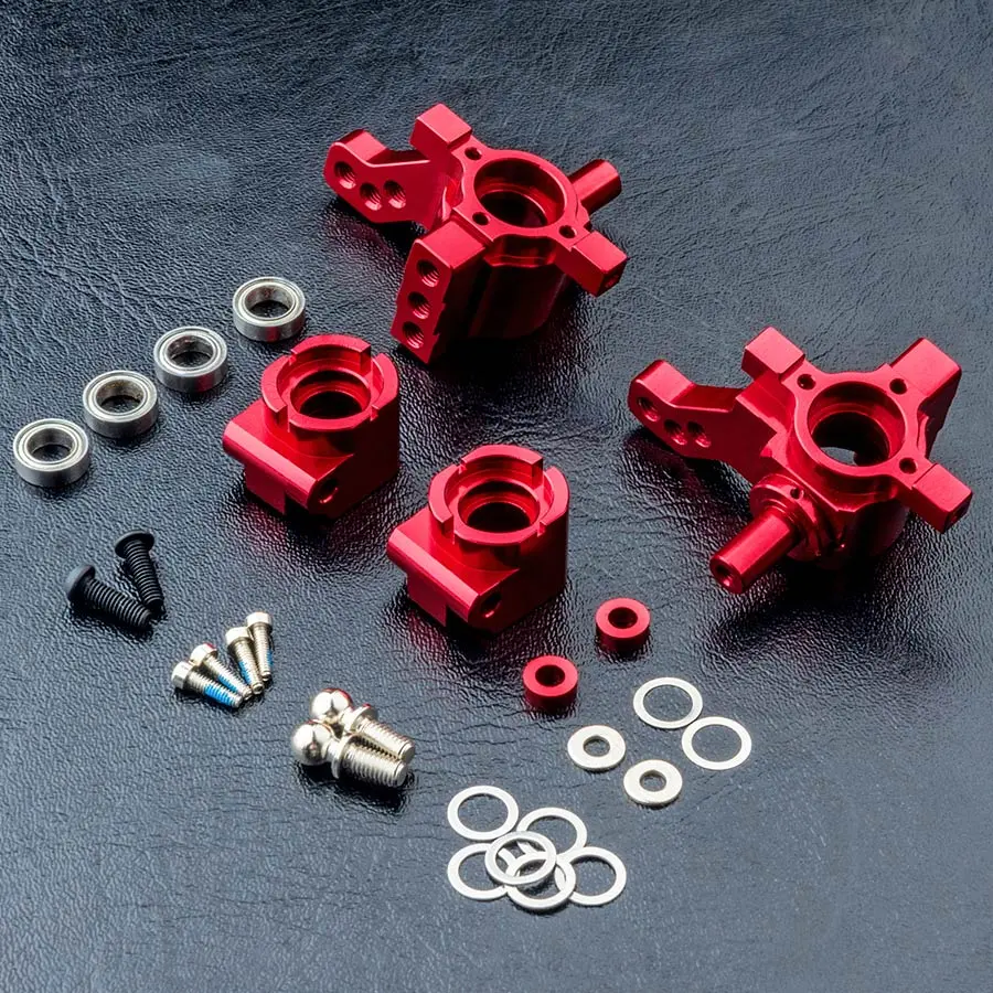 Mst Mb Alum. Rear Upright Set - Red 1