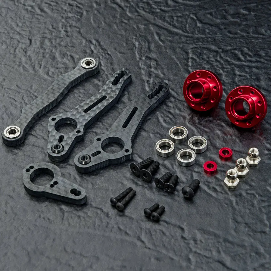 Mst Fxx 2.0 Alum. Steering Arm Set - Red 1